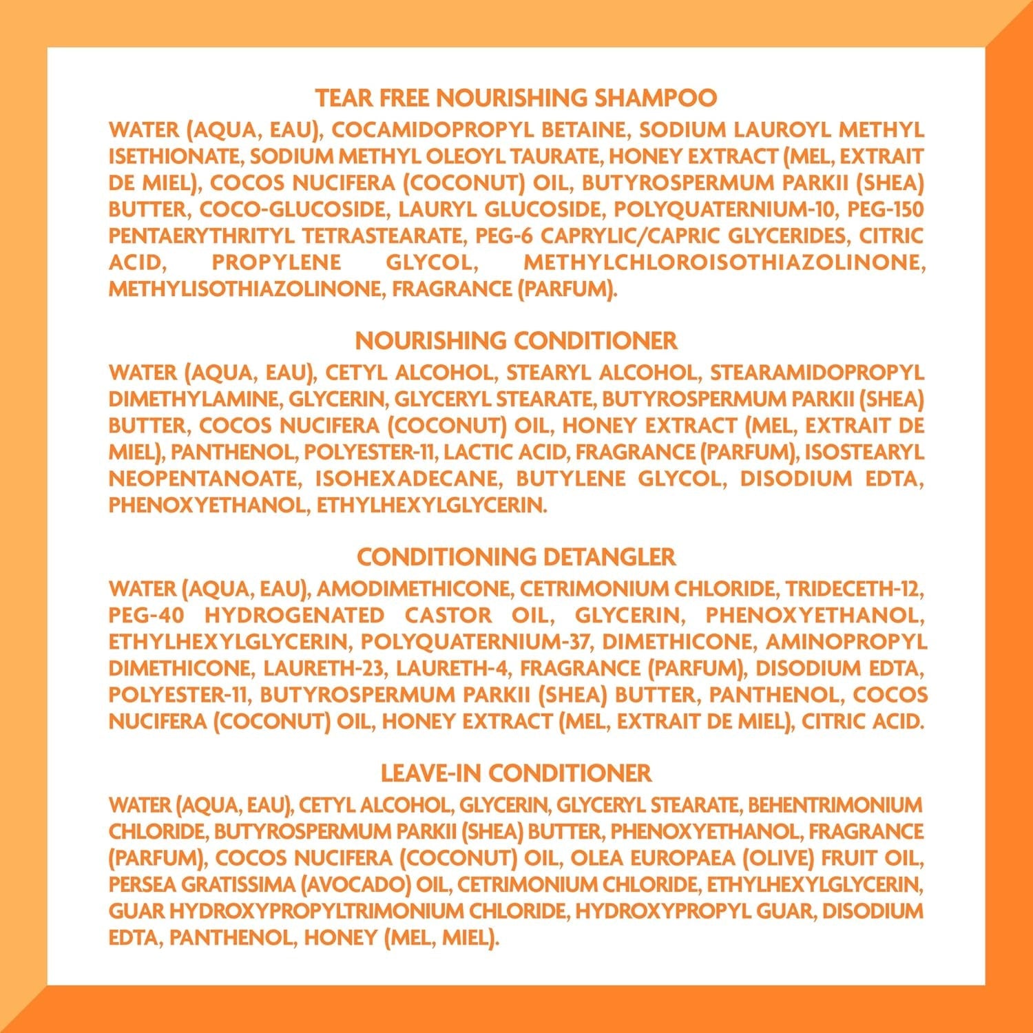 Cantu Care for Kids Haircare Regimen Set with Large Size Shampoo + Conditioner + Detangler + Leave-In Conditioner (Pack of 4)