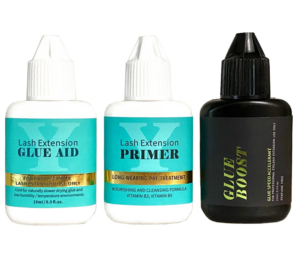 Lash Glue BOND, Glue Speed Accelerant/ Booster- Apply on lashes after extension【with Vitamin B3 & B5】Restore+Strengthen+Anti-loss