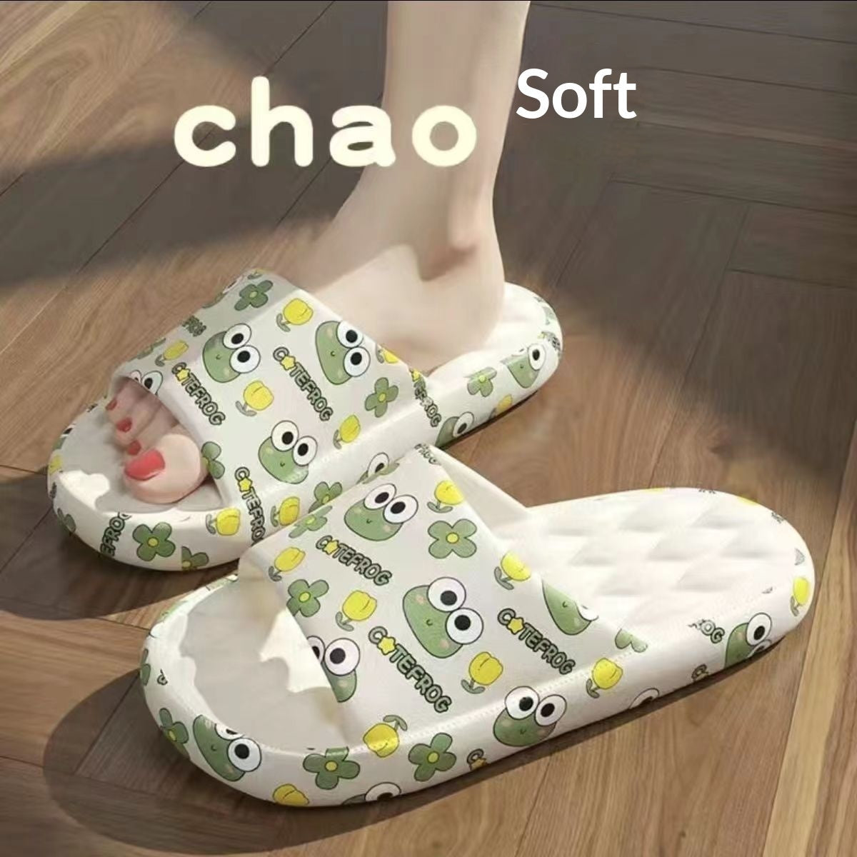 Women's Summer Slide Sandals - Casual Outdoor Slippers with Cute Designs