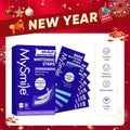 Mysmile Teeth Whitening Strips, Hydroxyapatite-Infuse White Strips, Non-Sensitive Teeth Whitening with Soothing Natural Ingredients, Enamel-Safe, Residue-Free, Non-Slip, 7 Treatments Kit