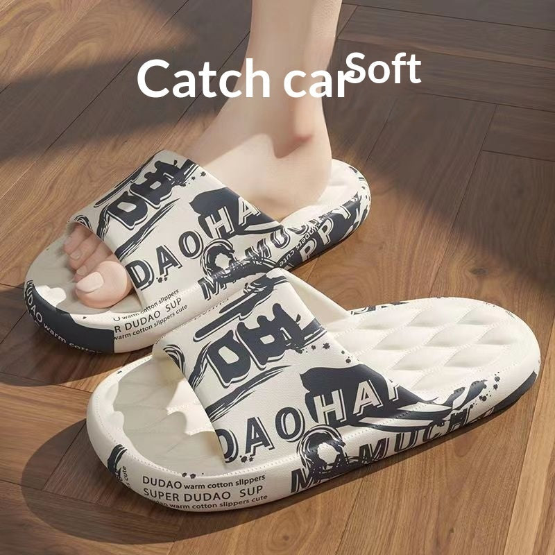 Women's Summer Slide Sandals - Casual Outdoor Slippers with Cute Designs