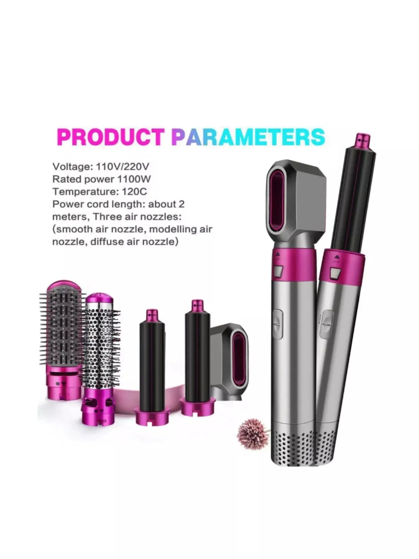 Adjustable Temperature Curling Iron