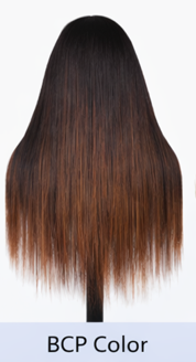 Chestnut Brown Virgin Human Hair 24' Lace Wig Straight Lace Front