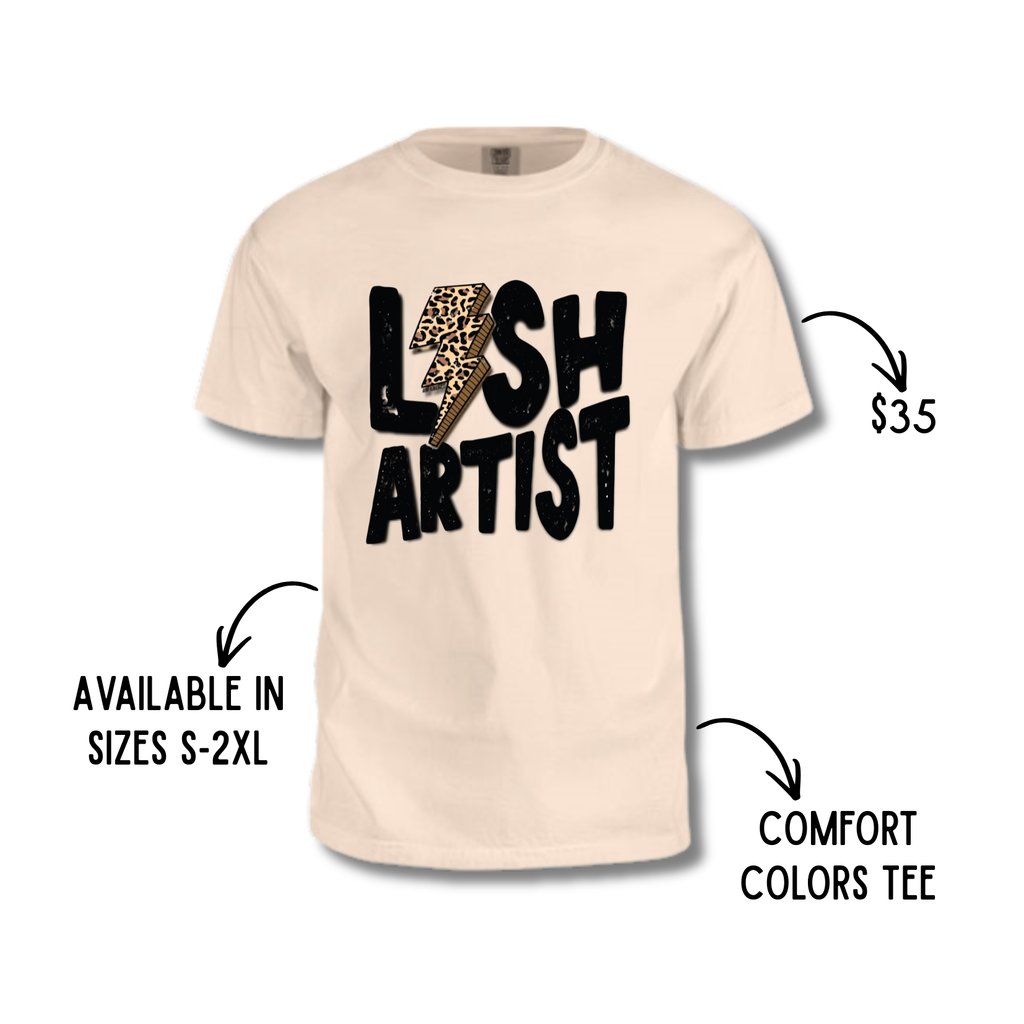 Cheetah Lash Artist Tee