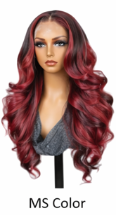 Princess Pink Brazilian Hair 24'  Glueless Body Wave Human Hair Pre-cut Lace Front Wigs