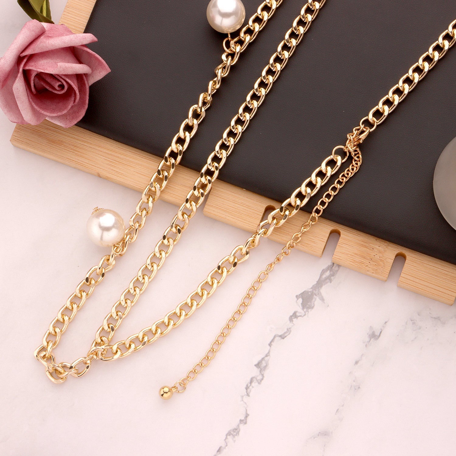 Waist Beads Plus Size Pearl Body Chain