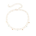 Versatile Bead Simple Sequin Pendant Double-Layer Waist Chain Jewelry