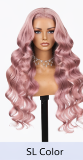 Chestnut Brown Virgin Human Hair 24' Lace Wig Straight Lace Front