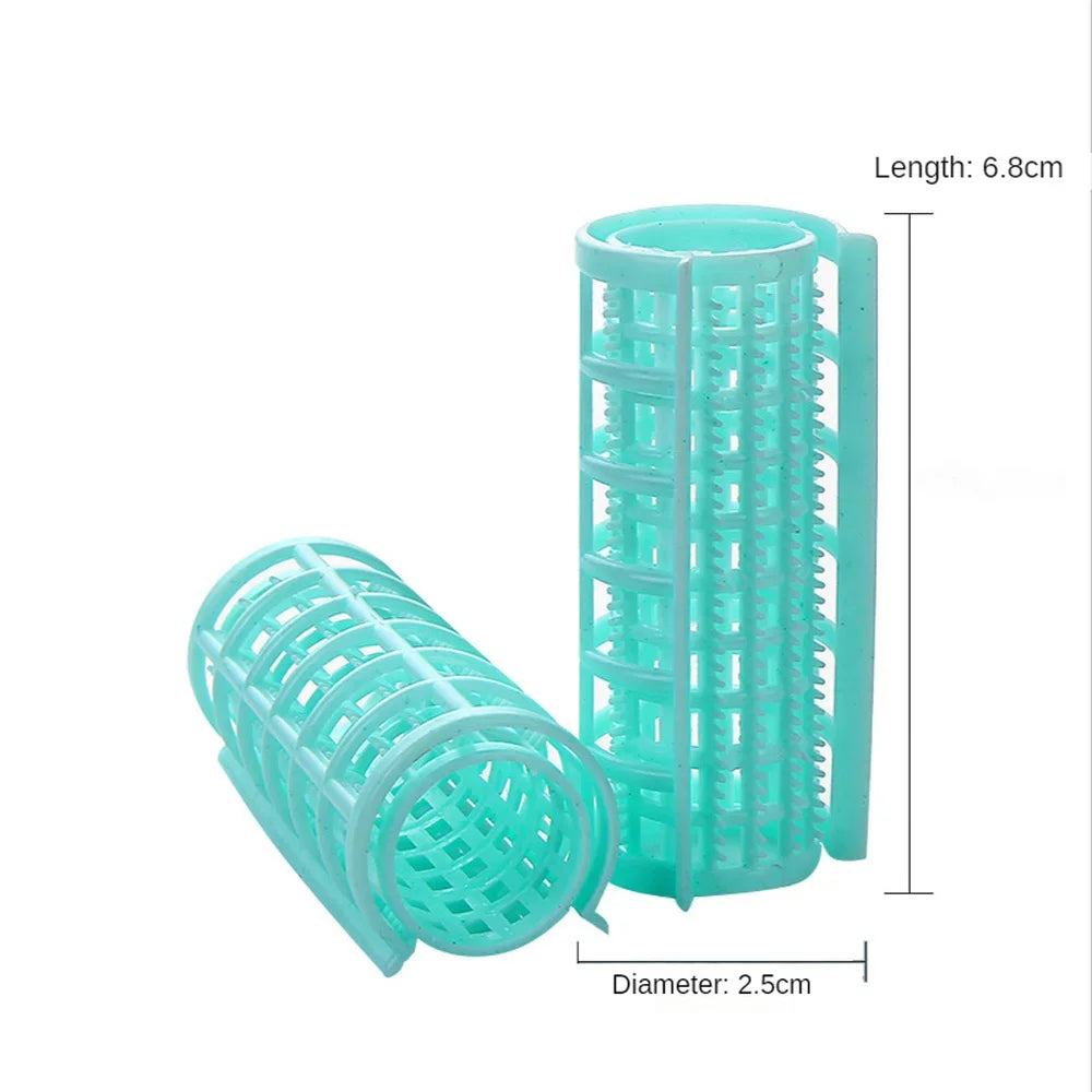 6/8/10/12/14Pcs Heatless Hair Curler Set | No Heat Hair Rollers for Root Perms and Bangs