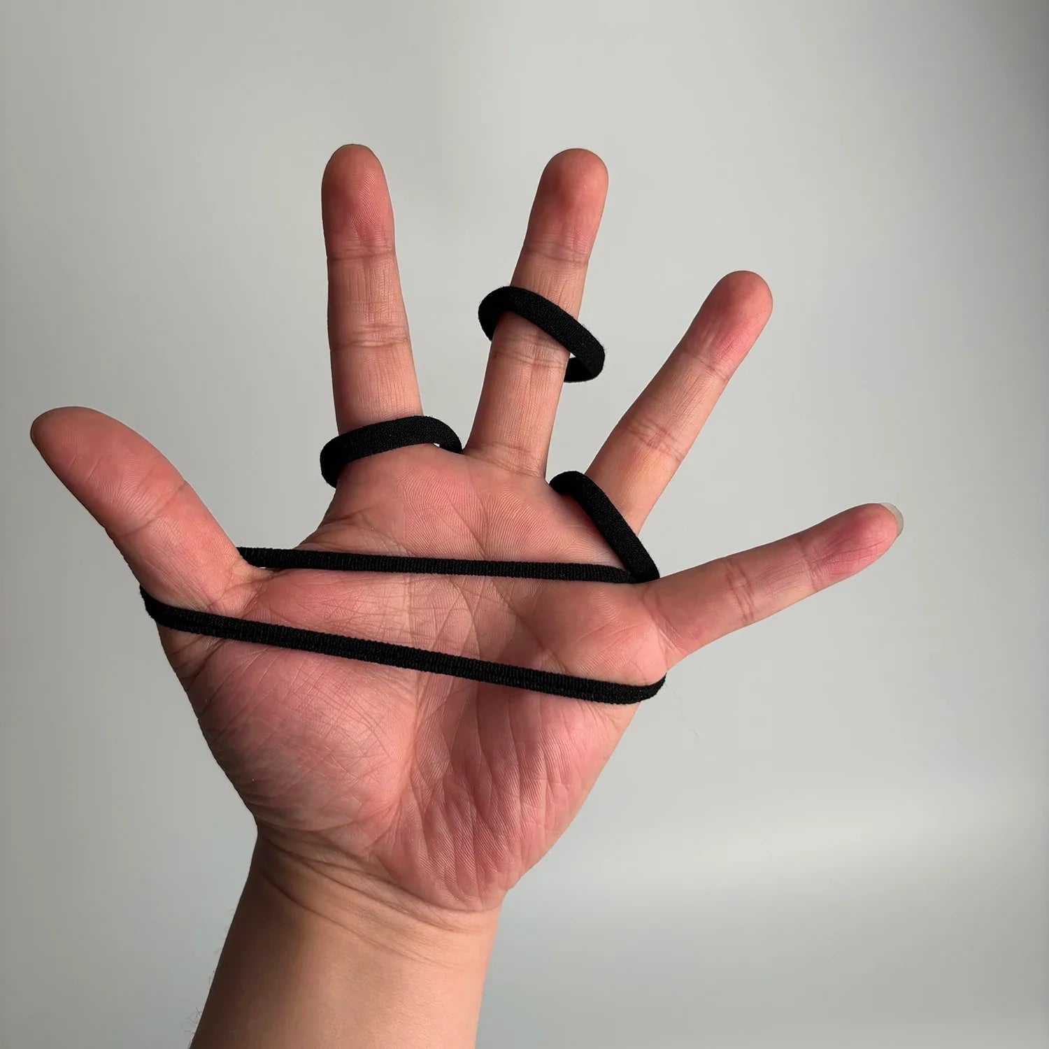 20-Pack Black Seamless High-Elastic Hairbands for Women — Non-Damaging Ponytail Holders & Hair Ties