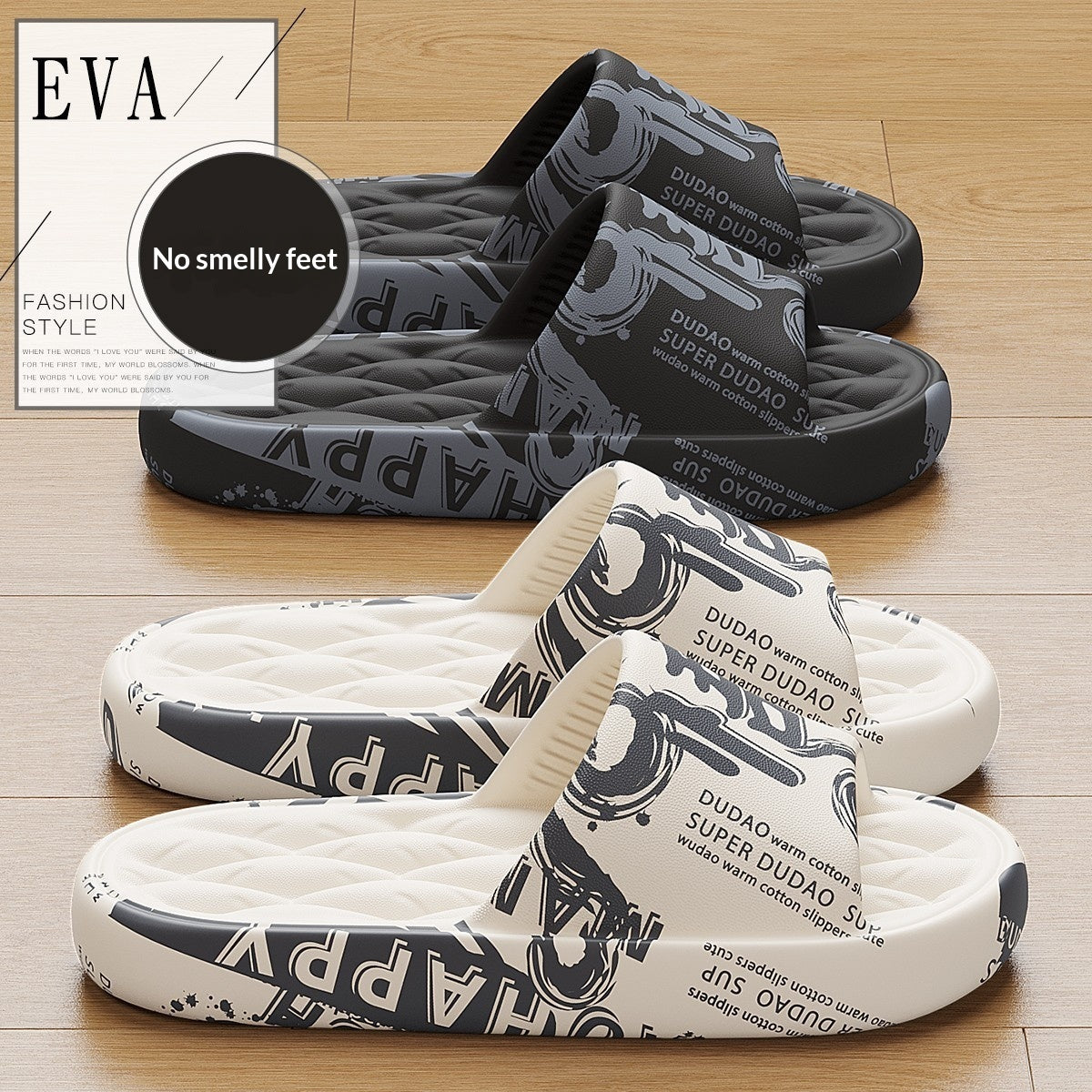 Women's Summer Slide Sandals - Casual Outdoor Slippers with Cute Designs