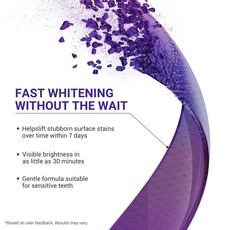 CEELIKE Purple Whitening Strips, Teeth Whitening Strips with Color Correction, Purple Tone Stain Treatment, Dual Action Brightening & Shade Correction