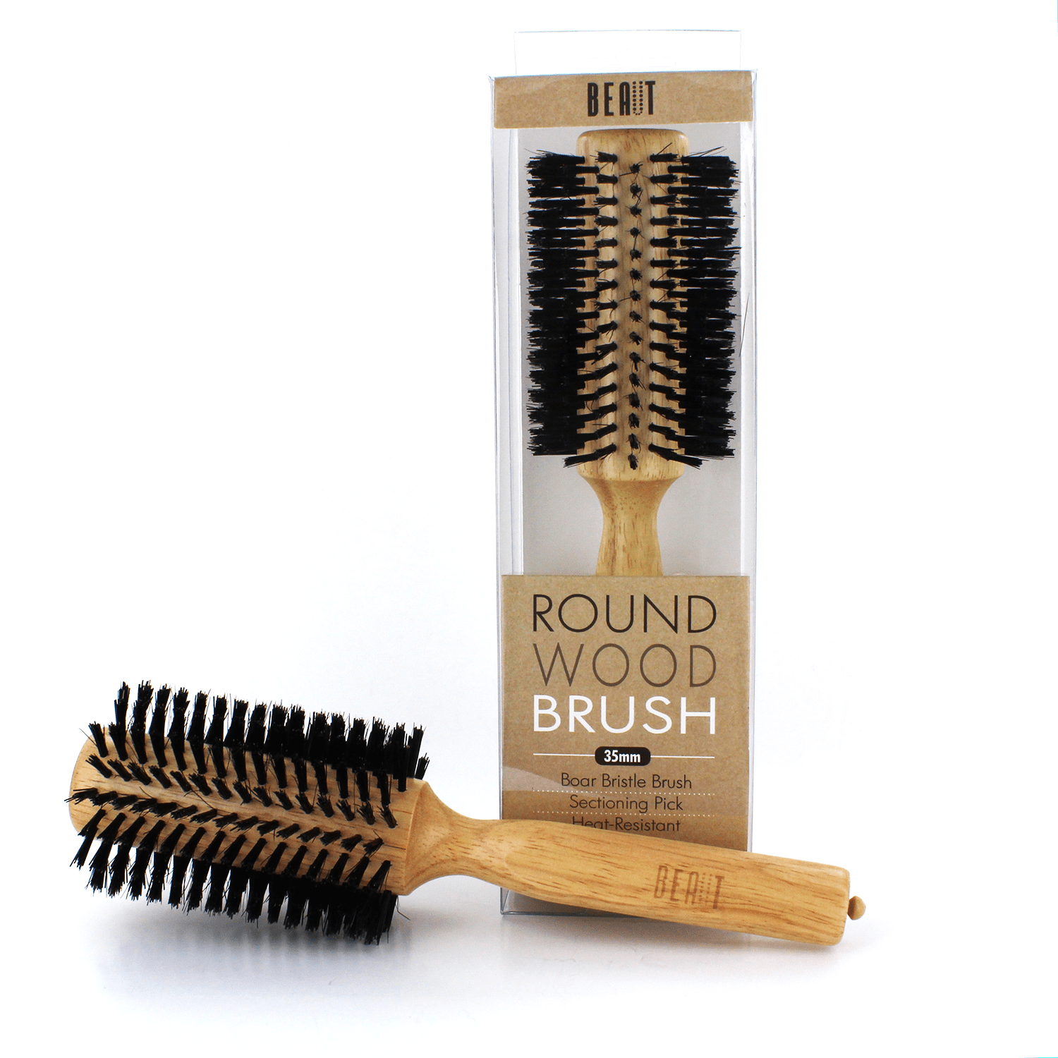 BEAUT Wood Round Brush