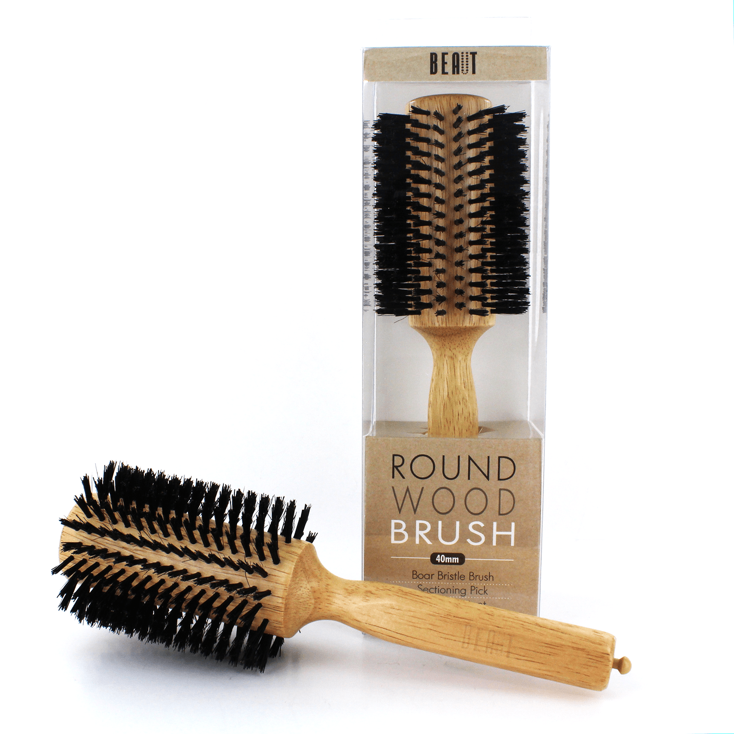 BEAUT Wood Round Brush