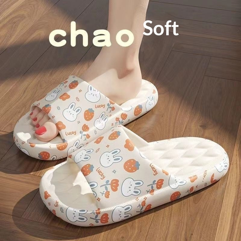 Women's Summer Slide Sandals - Casual Outdoor Slippers with Cute Designs