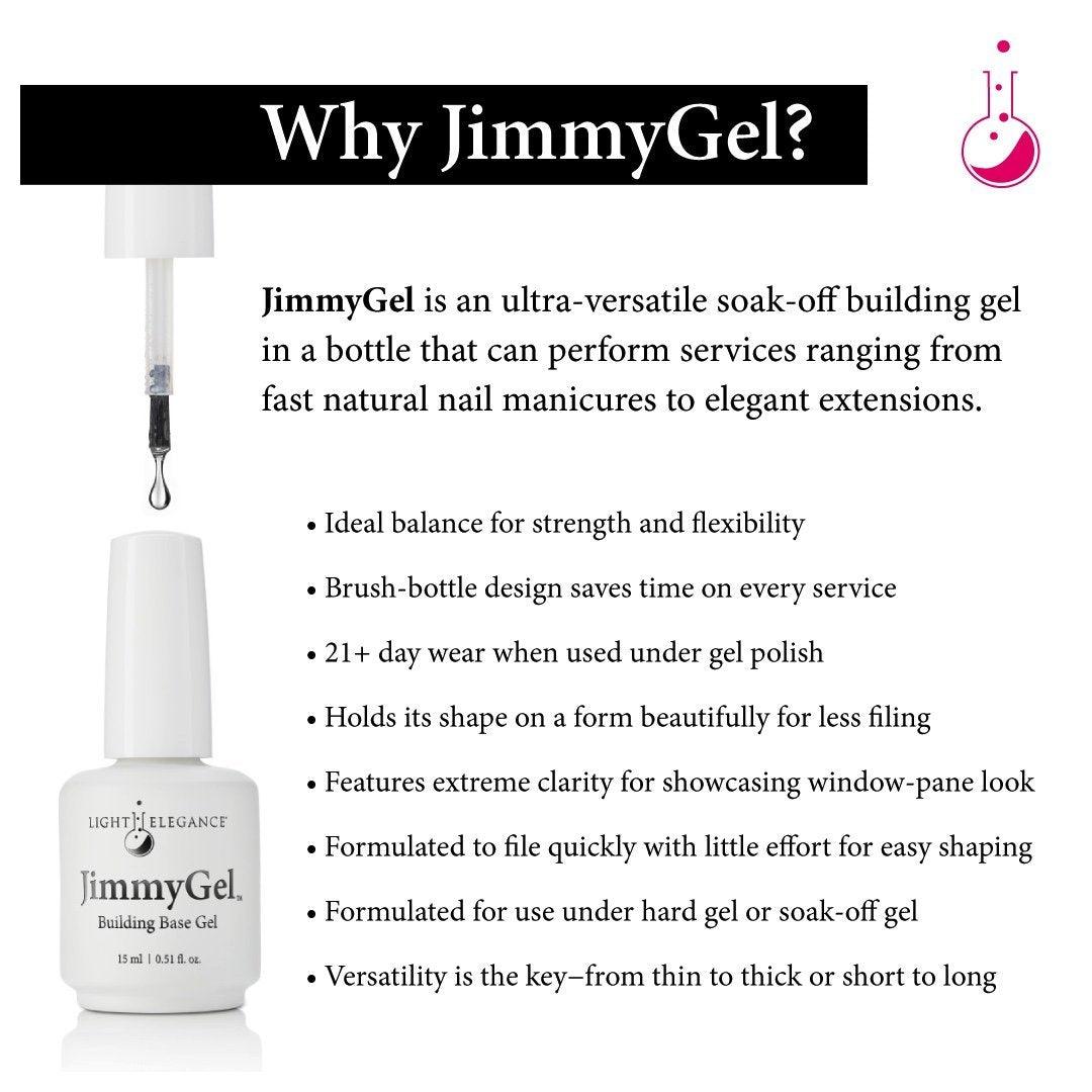 Light Elegance JimmyGel Soak-Off Building Base - Boomer White