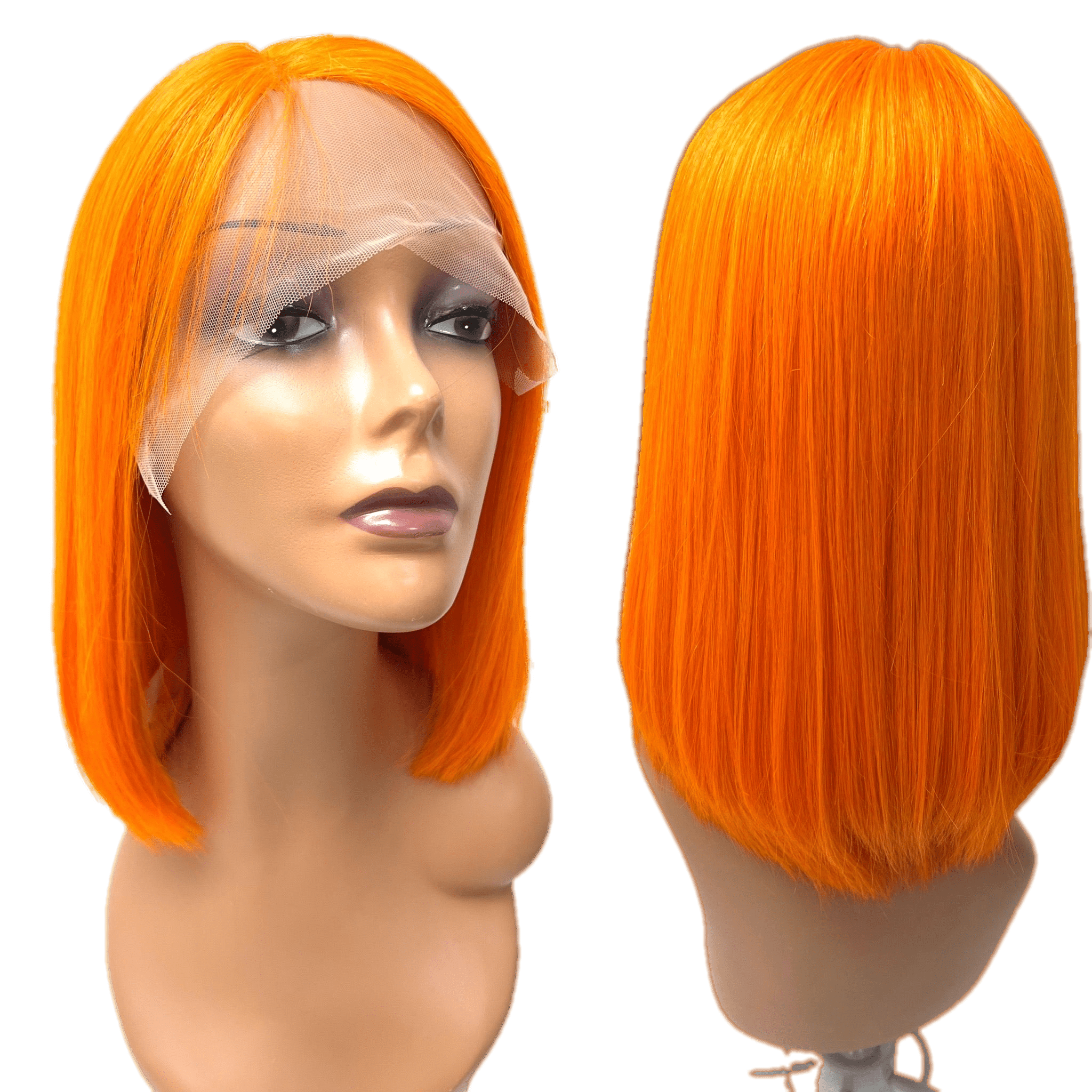 RIO Lace Front U Part Human Hair Bob Wig Straight