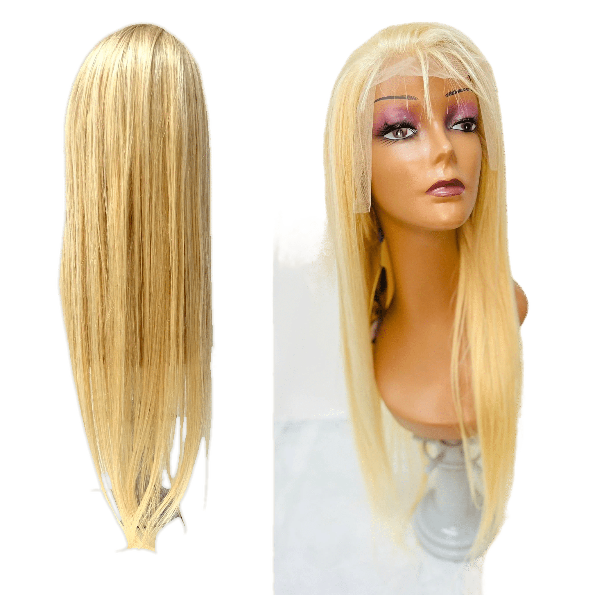 RIO Ukrainian Straight Human Hair Front Lace Wig